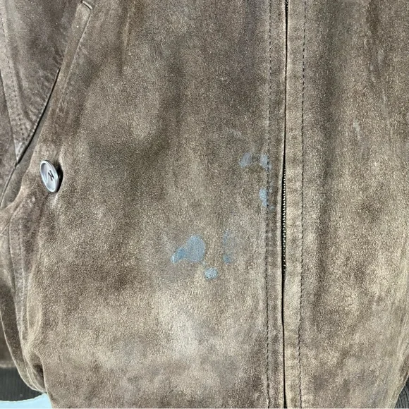 Peter Millar Leather Plaid Lined Bomber Jacket
